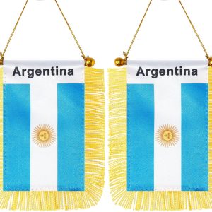 Mini Argentinian Car Flag