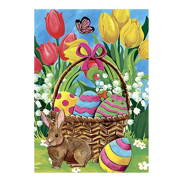 Easter Garden Flag