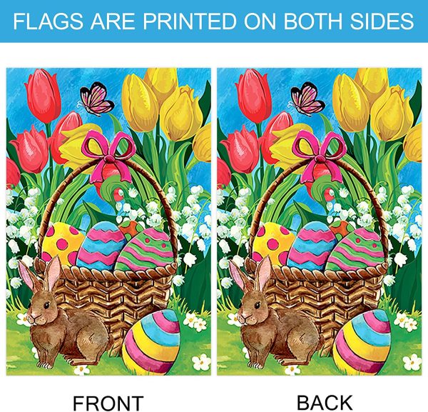 Easter Garden Flag