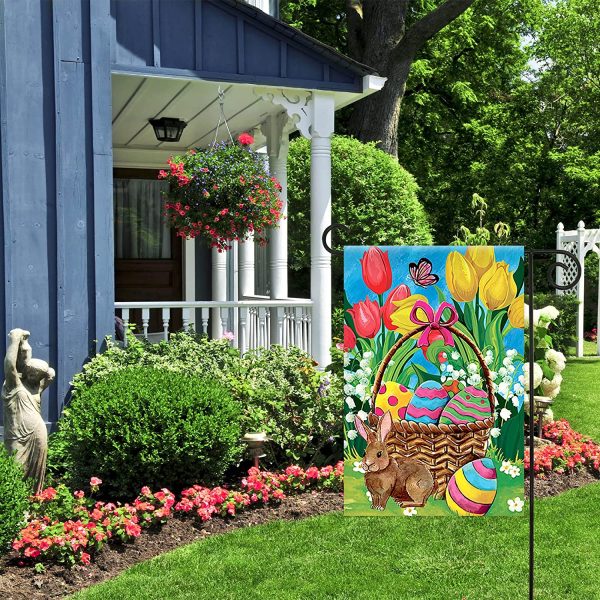 Easter Garden Flag