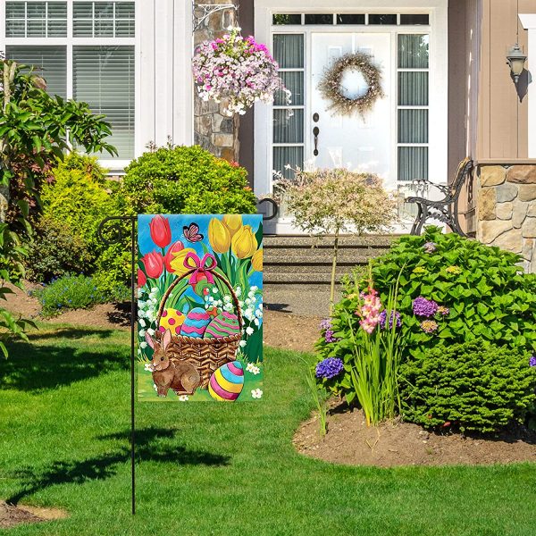 Easter Garden Flag