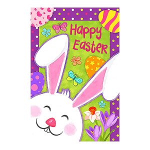 Easter garden flag