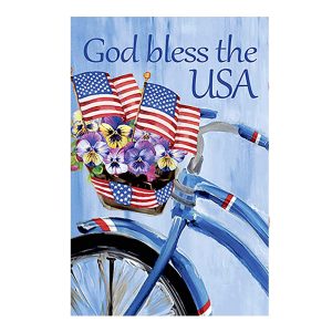God bless the USA Garden Flag