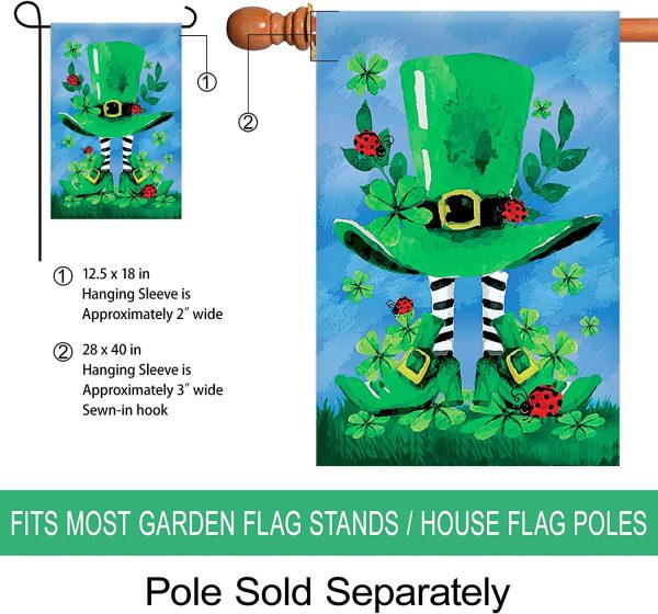 St. Patrick's Day Garden Flag