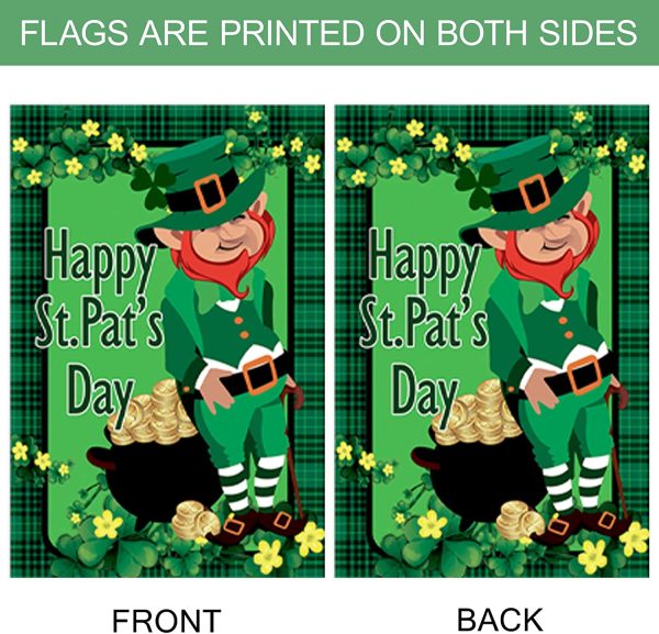 Happy St Patricks Day Garden Flag