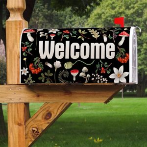 Texupday Welcome Decoration Mailbox Cover
