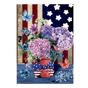 Patriotic 4th of July Garden Flag