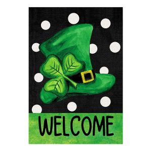 Happy St Patricks Day Garden Flag