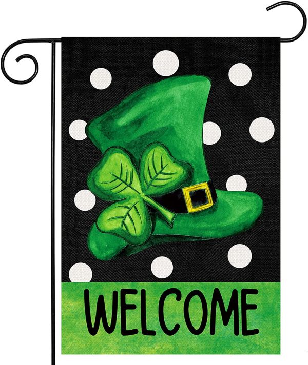 Happy St Patricks Day Garden Flag