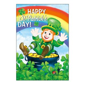 Happy St Patricks Day Garden Flag