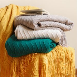 Knit Throw Blanket