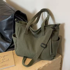 Corduroy Shoulder Bag