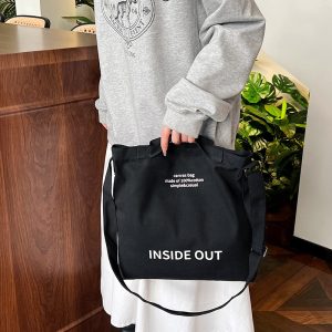 Retro Canvas Shoulder Bag