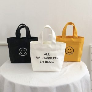 Mini Cotton Canvas Tote Bag