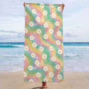 Daisies Pattern Beach Towel