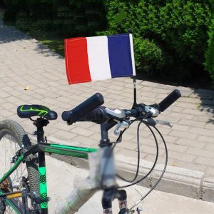France BIKE Flag 5.5"x8"