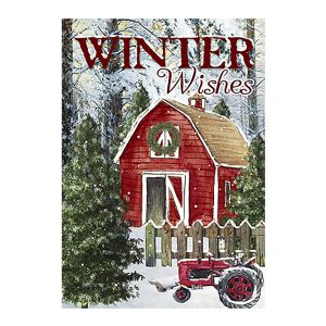 Winter Wishes Garden Flag