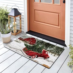 Winter Christmas Non-Slip Doormat