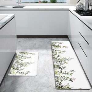 Green Eucalyptus Kitchen Floor Mats