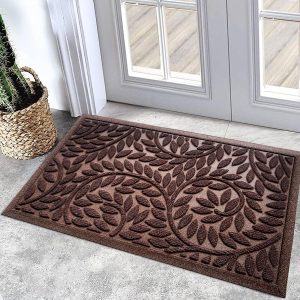 Brown Leaf Heavy Duty Welcome Mat