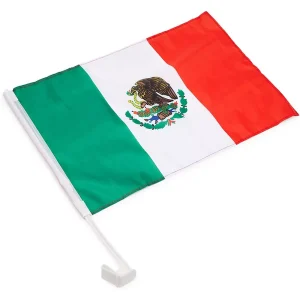 Polyester Mexico Car Flag
