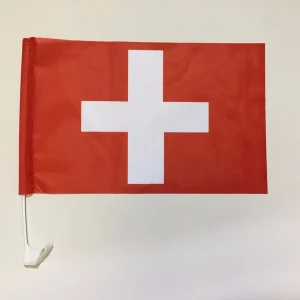 Switzerland Car Window Flag
