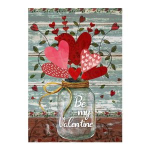Be My Valentine Polyester Garden Flag