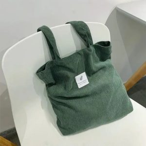 Corduroy Totes Shoulder Bags