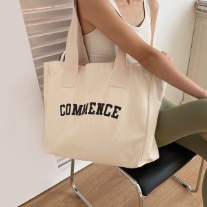 Cotton Canvas Tote Bag