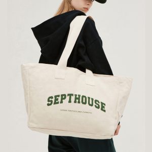Extra Large Cotton Canvas Tote Bag